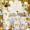2026 Graduation Decorations - White Balloon Boxes with Letters 2026 Grad & So Proud of You and White Gold Print Balloons, Graduation Party Decorations Class of 2026 for Any Grades(White)